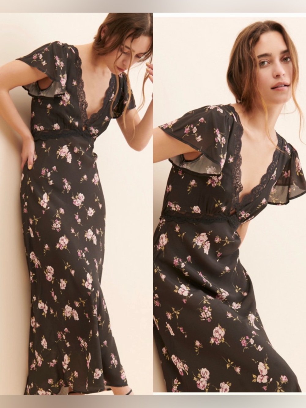 Auguste The Label Rianne Maxi Dress Floral Romantic,size 6